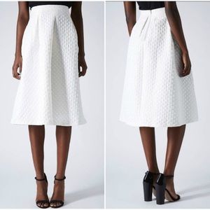 NWOT. Top shop Diamond Jacquard Midi Skirt